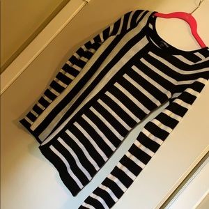 Express striped sweater XS